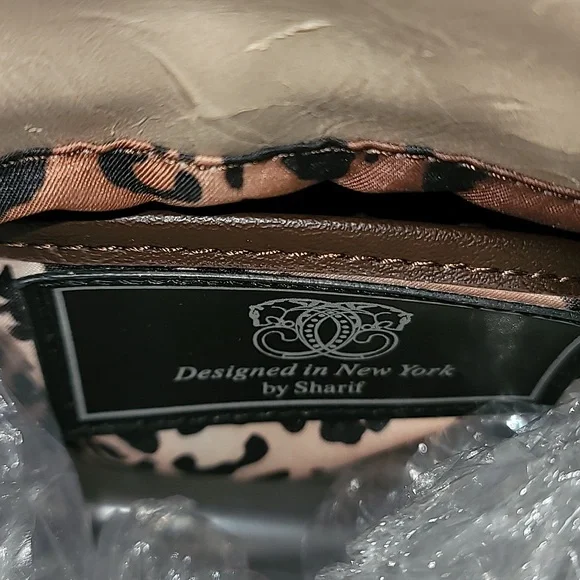 Beautifully Embroderided & Leather Sharif 1827 Satchel - Picture 9 of 14